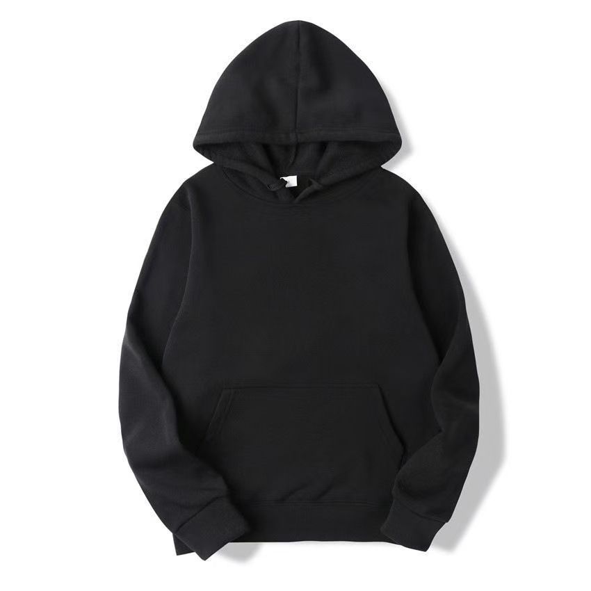 Solid color hoodie, versatile, fashionable, comfortable, casual, sports, daily wear