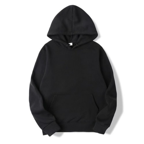 Solid color hoodie, versatile, fashionable, comfortable, casual, sports, daily wear