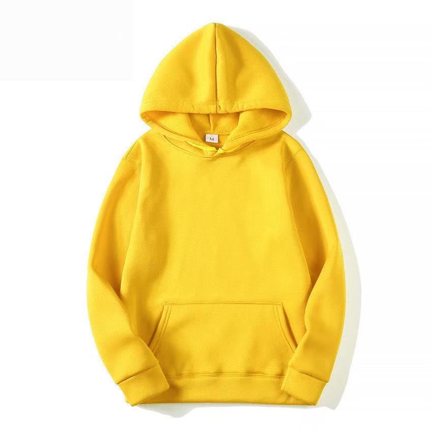 Simple solid color hoodie, unlock your versatile fashion code