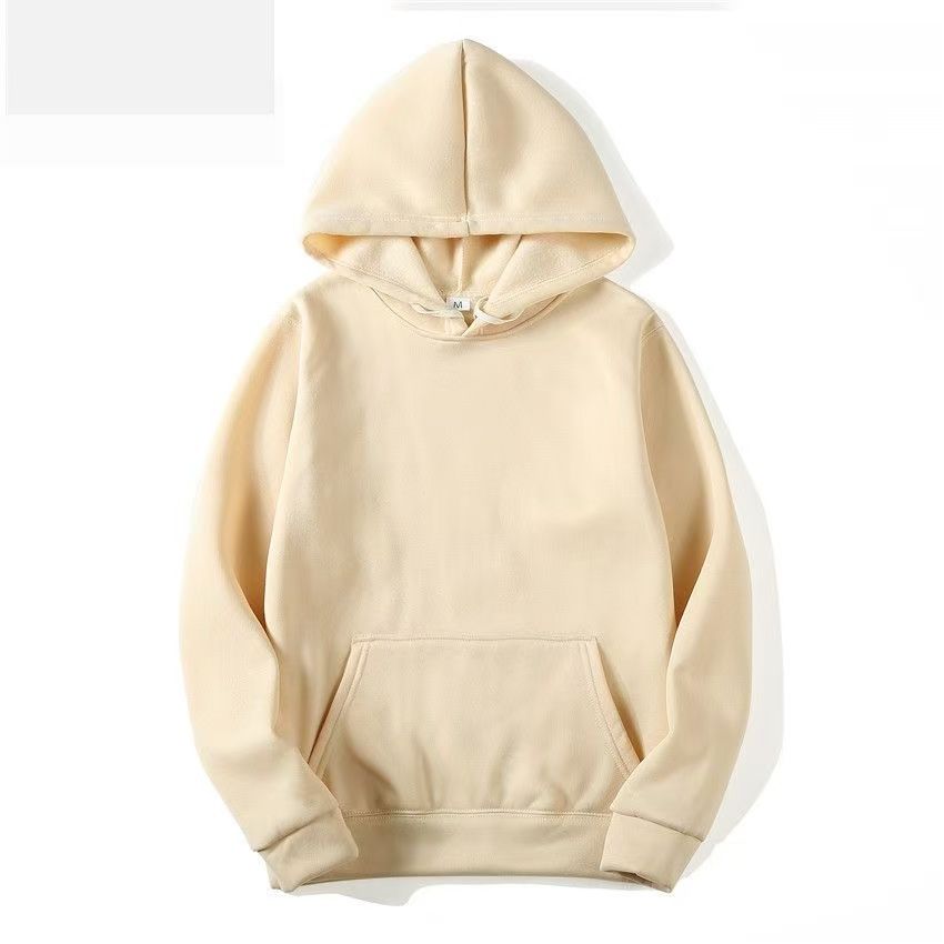 Simple solid color hoodie, unlock your versatile fashion code