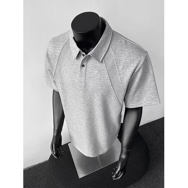 Heavyweight short-sleeved polo shirt