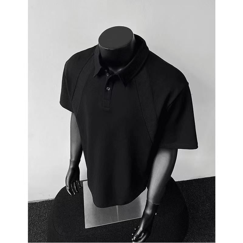 Heavyweight short-sleeved polo shirt