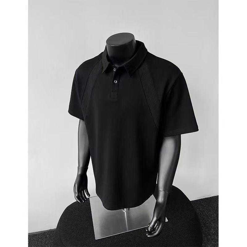 Heavyweight short-sleeved polo shirt